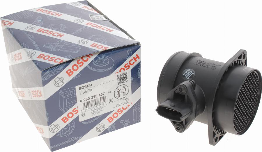 BOSCH 0 280 218 437 - Przepływomierz masowy powietrza www.parts5.com