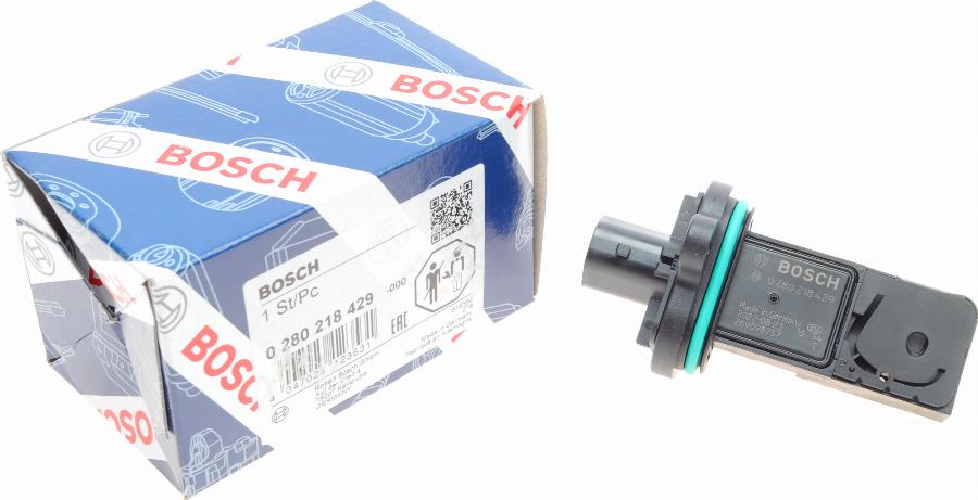 BOSCH 0 280 218 429 - Датчик потока, массы воздуха www.parts5.com