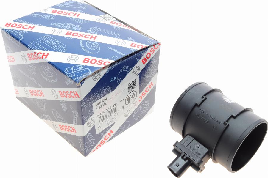 BOSCH 0 280 218 421 - Air Mass Sensor www.parts5.com