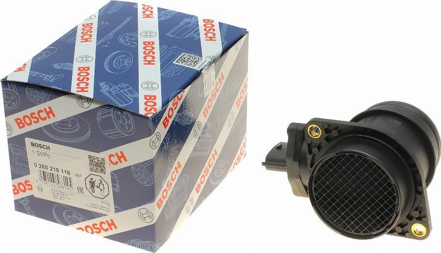 BOSCH 0 280 218 116 - Air Mass Sensor www.parts5.com