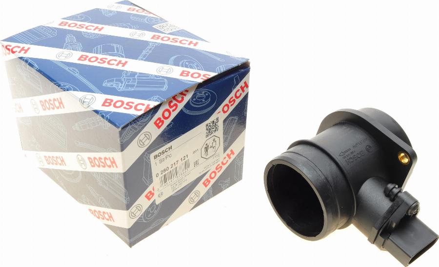 BOSCH 0 280 217 121 - Débitmètre de masse d'air www.parts5.com