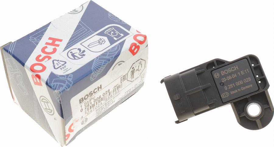 BOSCH 0 281 006 028 - Sensor, presión de sobrealimentación www.parts5.com