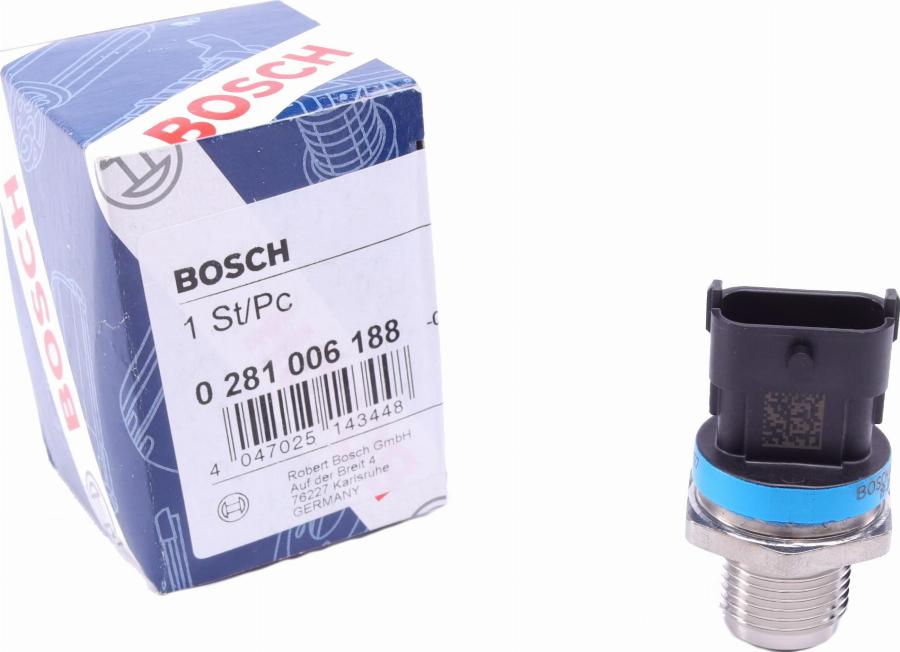 BOSCH 0 281 006 188 - Senzor, tlak goriva www.parts5.com