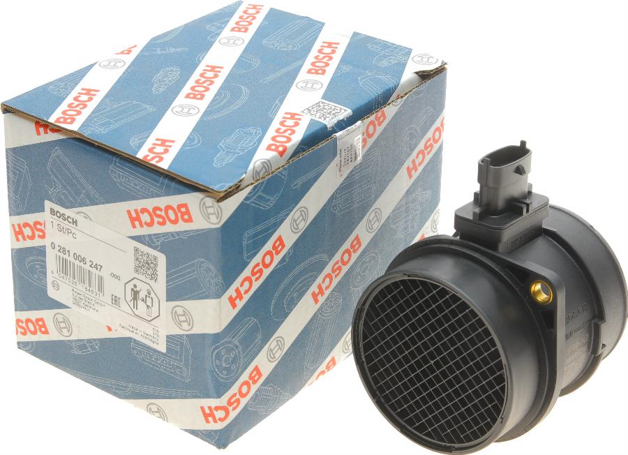 BOSCH 0 281 006 247 - Õhumassimõõtja www.parts5.com