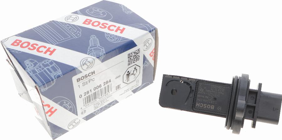 BOSCH 0 281 006 284 - Débitmètre de masse d'air www.parts5.com