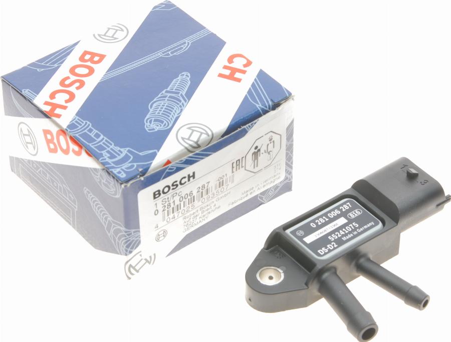 BOSCH 0 281 006 287 - Czujnik, ciśnienie spalin www.parts5.com