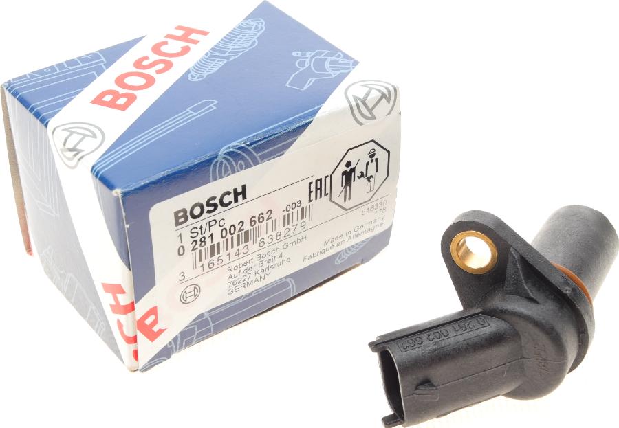 BOSCH 0 281 002 662 - Σηματοδ. παλμών, στροφ. άξονας www.parts5.com