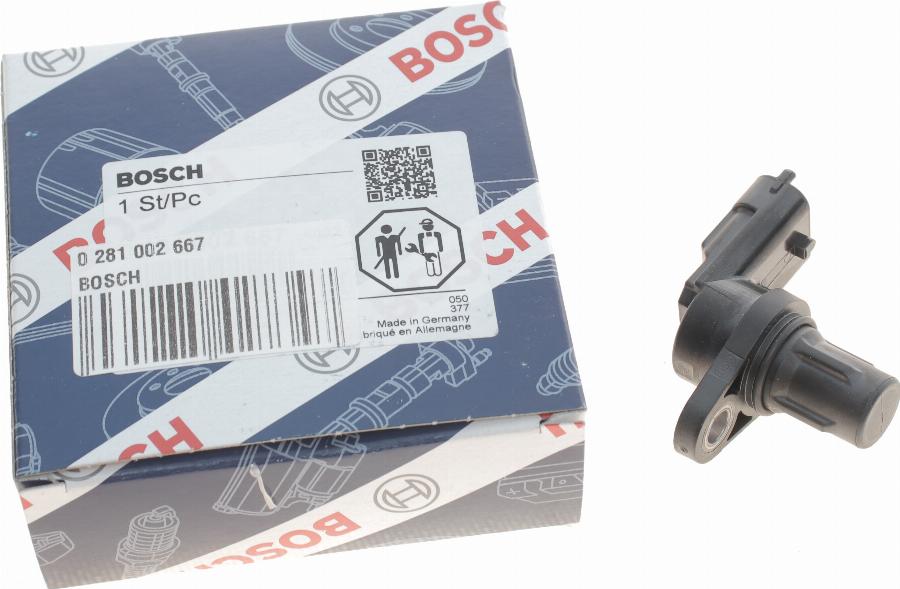 BOSCH 0 281 002 667 - Senzor,pozitie ax cu came parts5.com