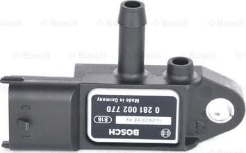 BOSCH 0 281 002 770 - Senzor, presiune gaze evacuare www.parts5.com