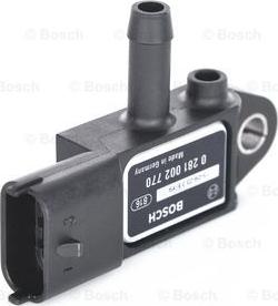 BOSCH 0 281 002 770 - Senzor, presiune gaze evacuare www.parts5.com