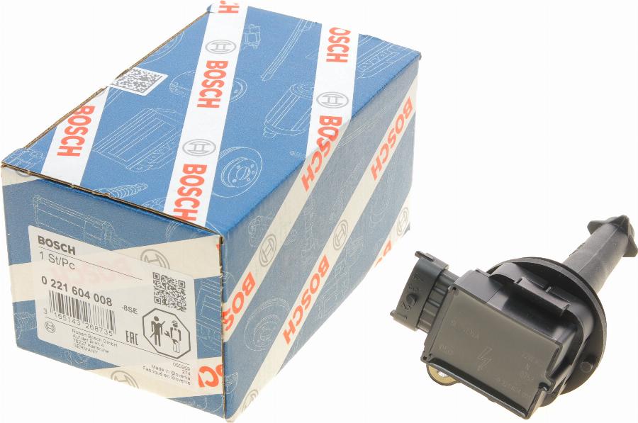 BOSCH 0 221 604 008 - Bobina de inductie www.parts5.com