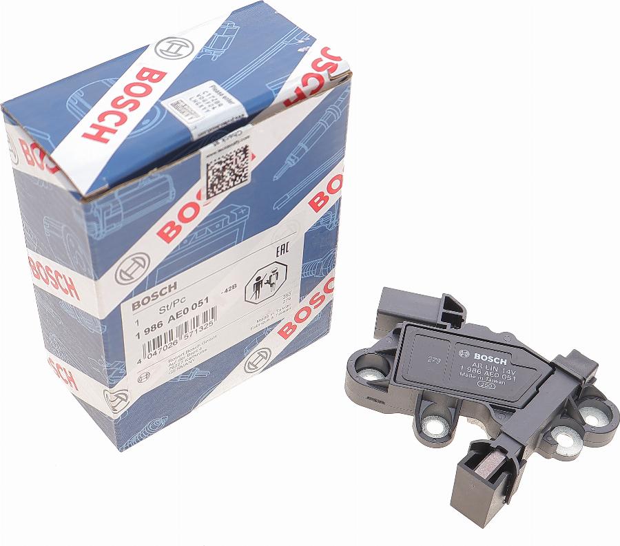 BOSCH 1 986 AE0 051 - Regulátor generátoru www.parts5.com