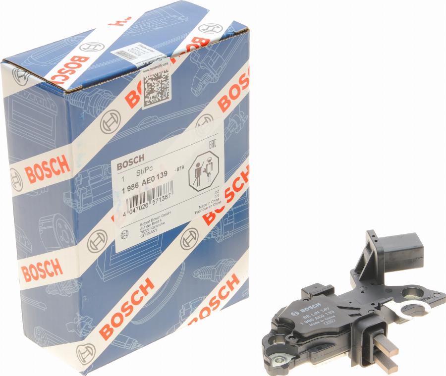 BOSCH 1 986 AE0 139 - Regulador del alternador www.parts5.com