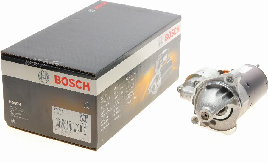 BOSCH 1 986 S00 670 - Rozrusznik www.parts5.com