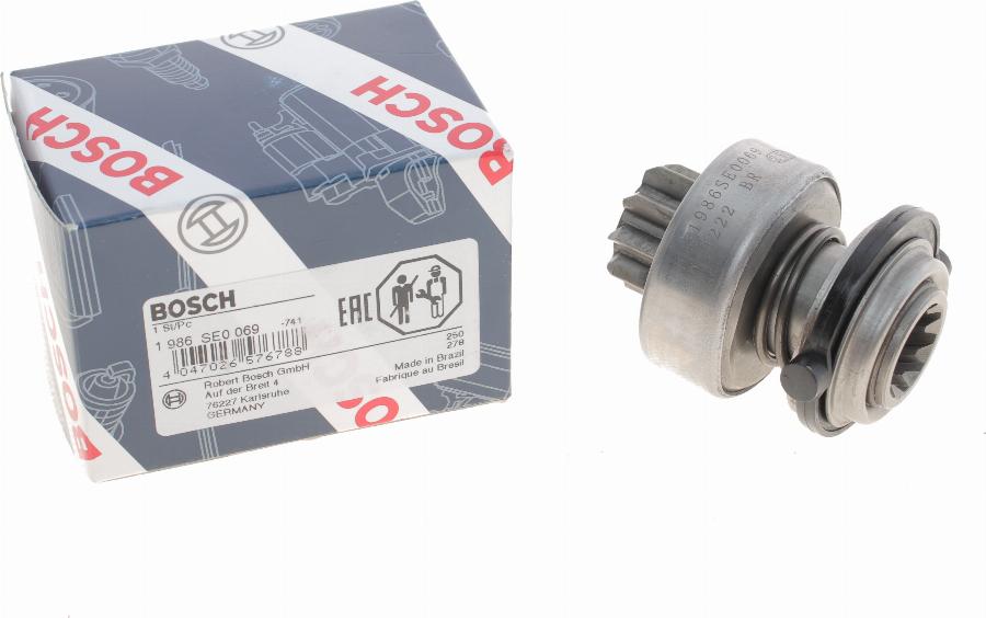 BOSCH 1 986 SE0 069 - Ritzel, Starter www.parts5.com