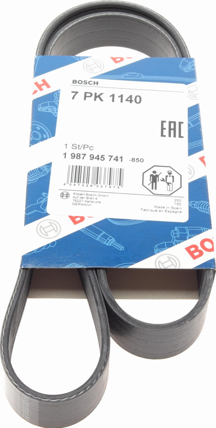 BOSCH 1 987 945 741 - V-Ribbed Belt www.parts5.com