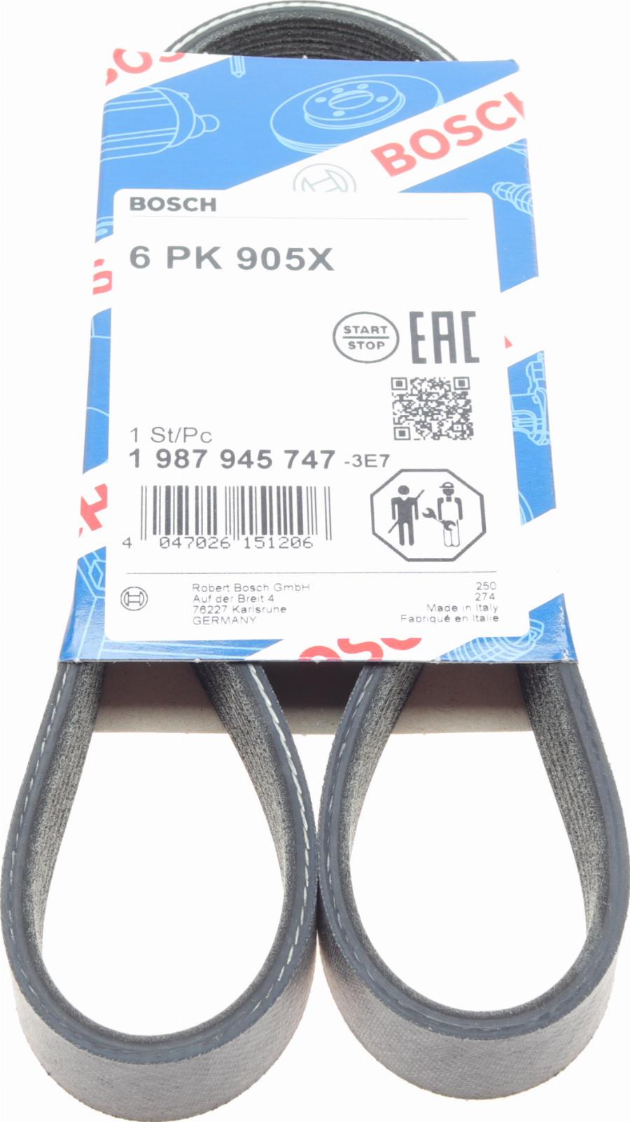 BOSCH 1 987 945 747 - Pasek klinowy wielorowkowy www.parts5.com