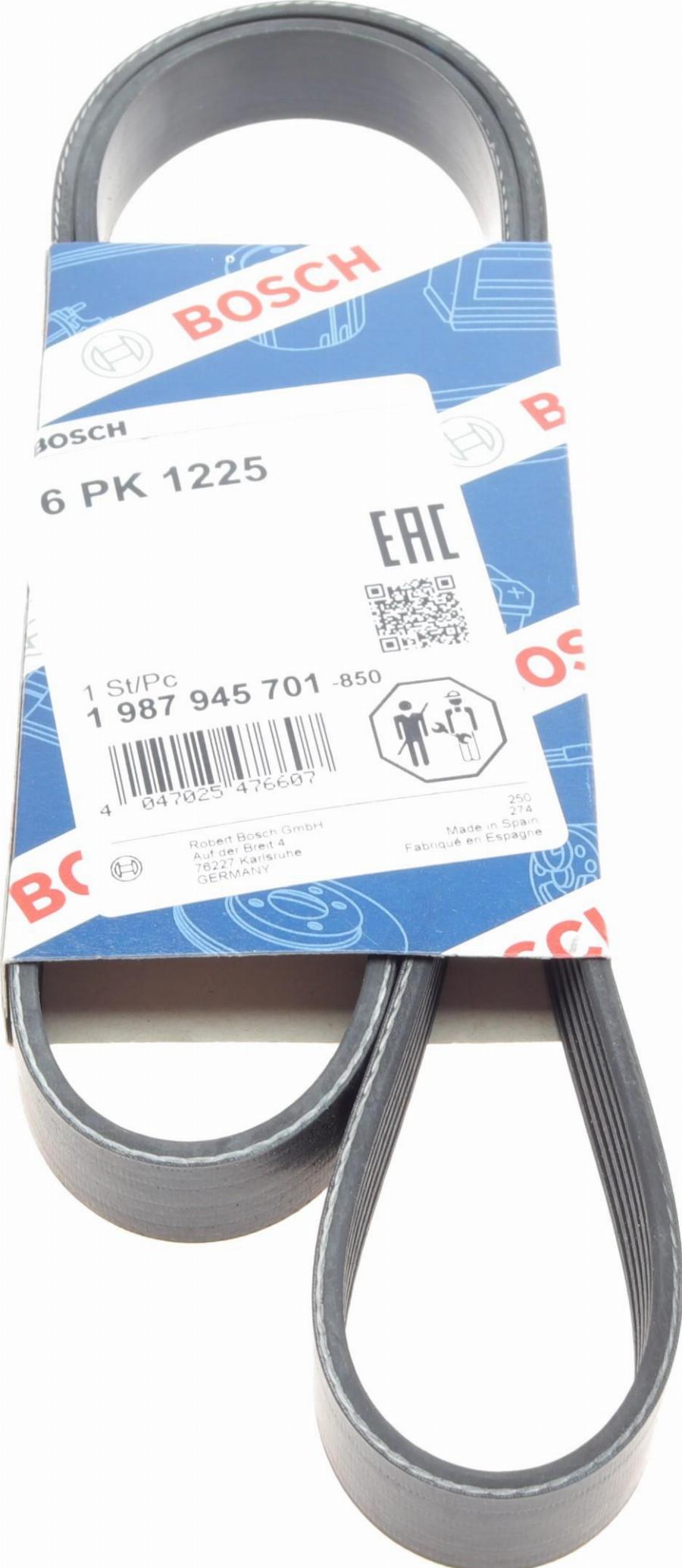 BOSCH 1 987 945 701 - V-Ribbed Belt parts5.com