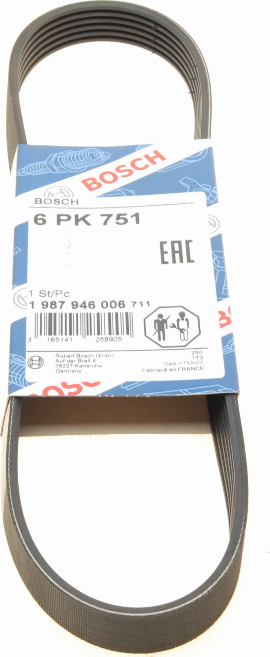 BOSCH 1 987 946 006 - Klinasti rebrasti remen www.parts5.com