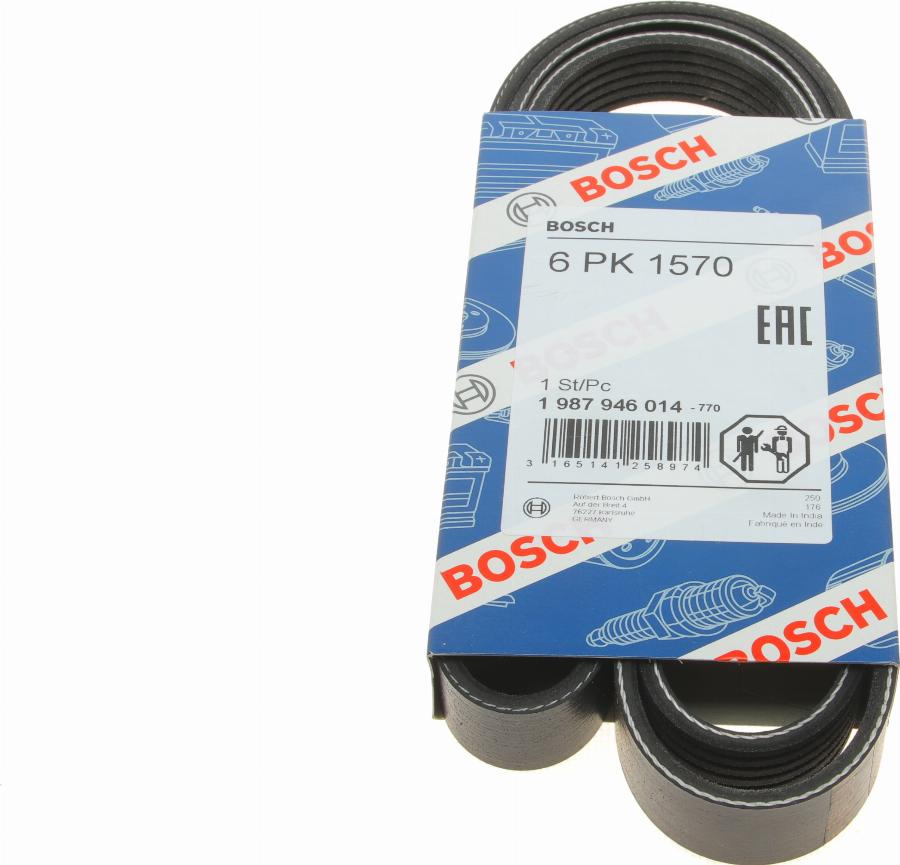 BOSCH 1 987 946 014 - V-Ribbed Belt www.parts5.com