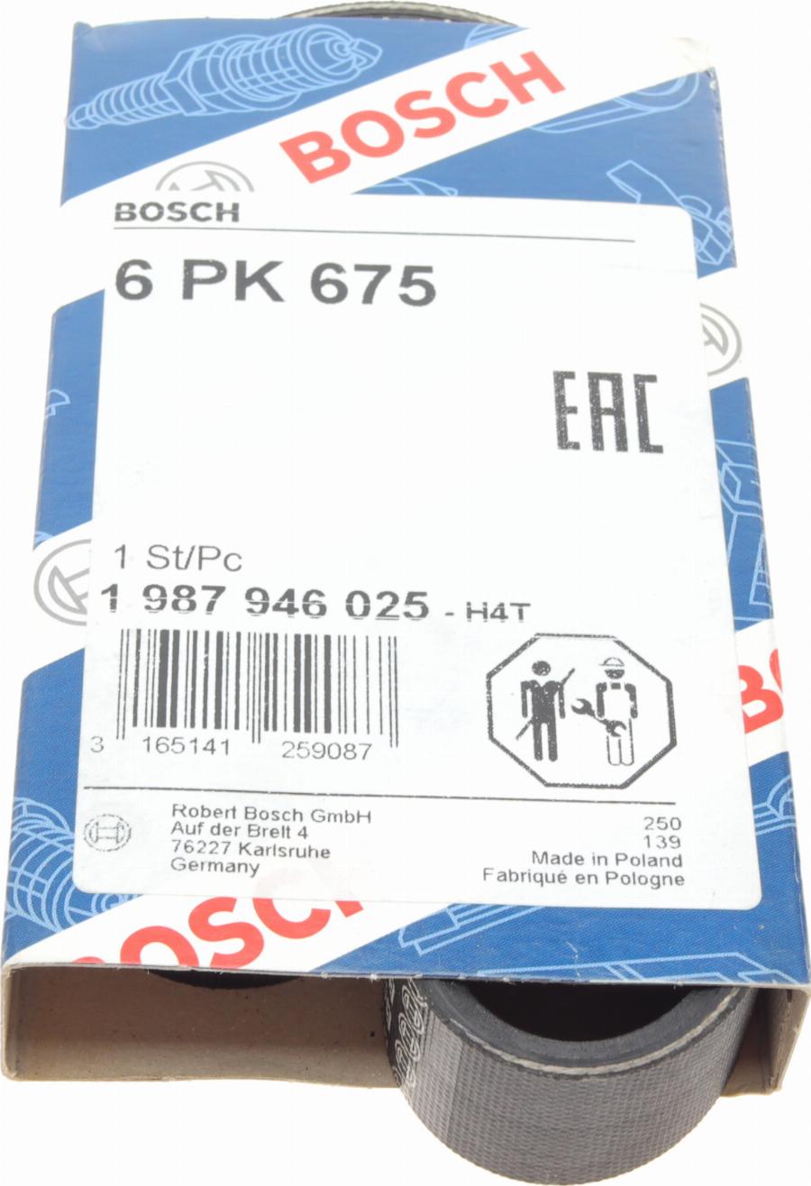 BOSCH 1 987 946 025 - Ιμάντας poly-V www.parts5.com