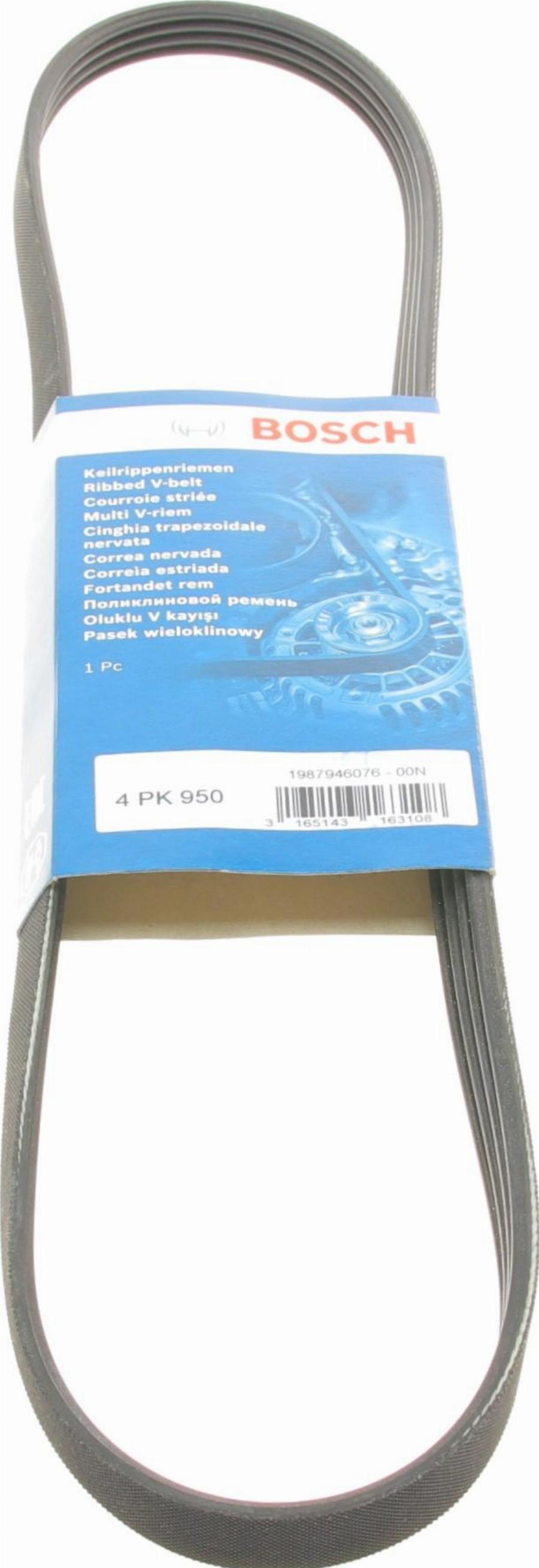 BOSCH 1 987 946 076 - Pasek klinowy wielorowkowy www.parts5.com