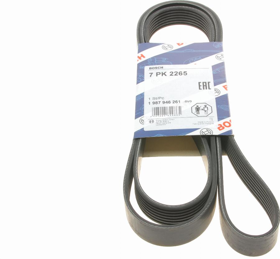 BOSCH 1 987 946 261 - V-Ribbed Belt www.parts5.com