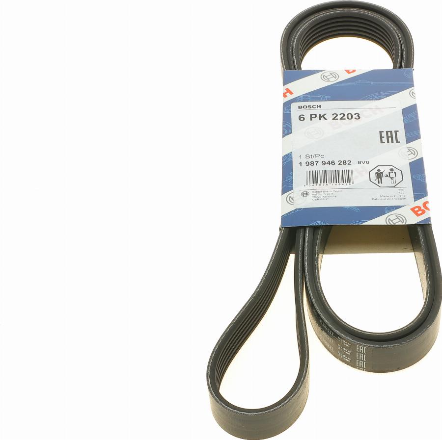 BOSCH 1 987 946 282 - V-Ribbed Belt www.parts5.com