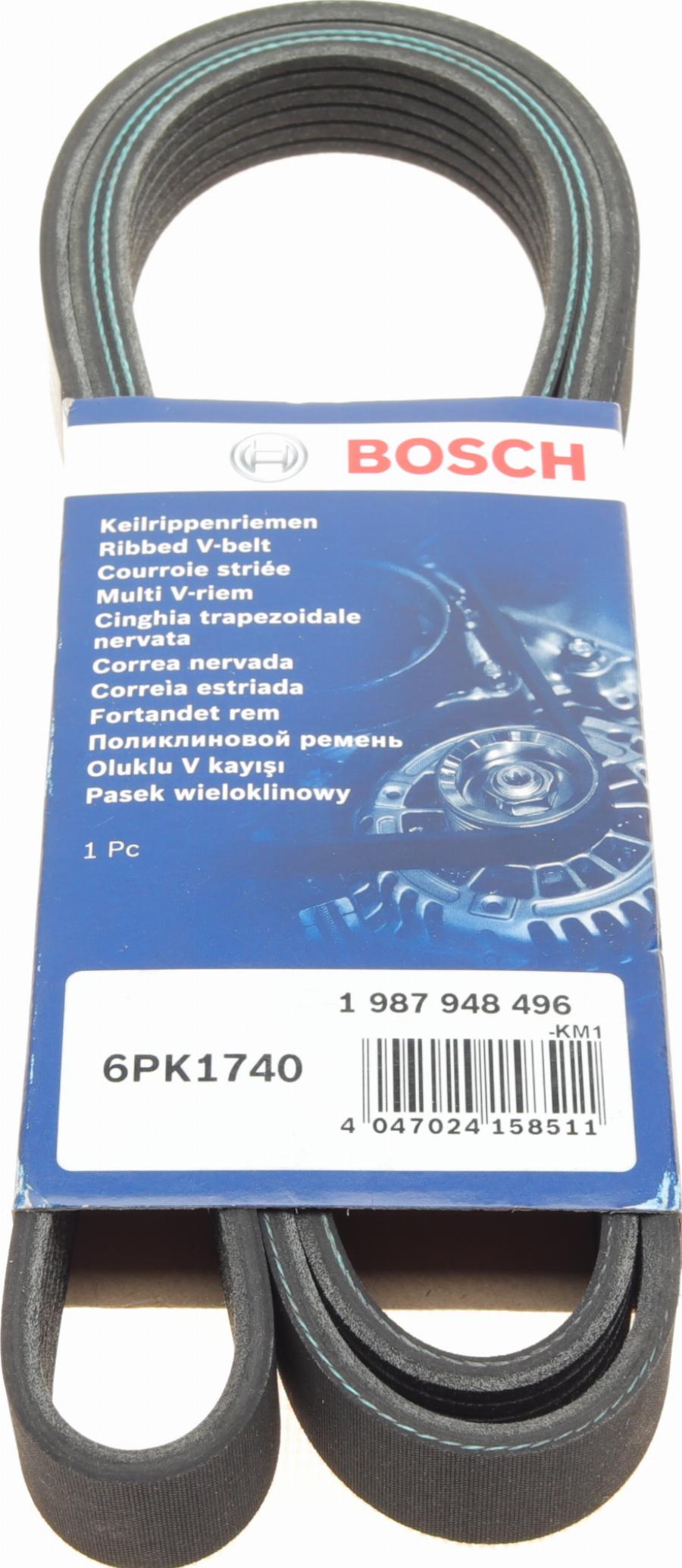 BOSCH 1 987 948 496 - Pasek klinowy wielorowkowy www.parts5.com