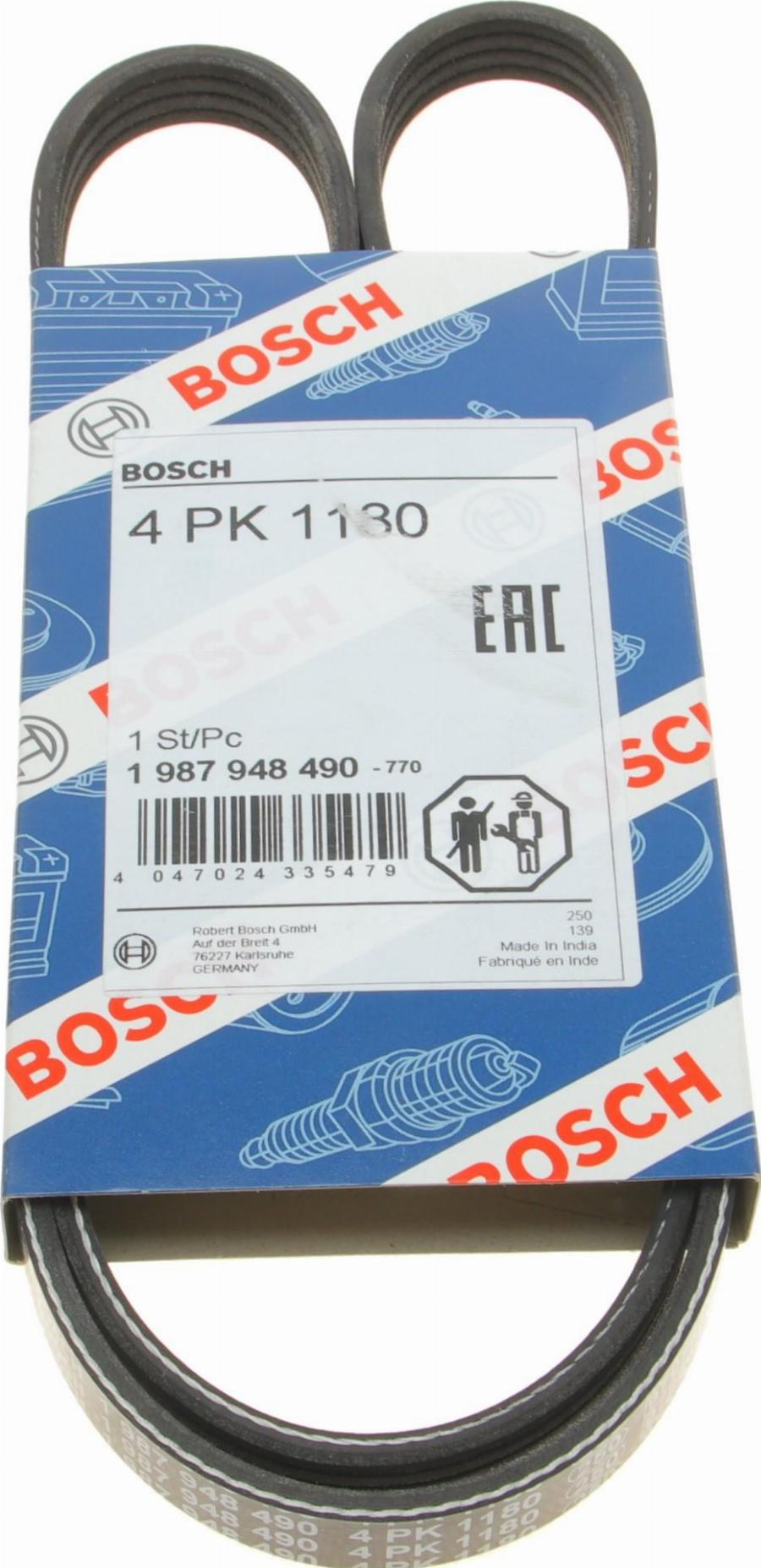 BOSCH 1 987 948 490 - Courroie trapézoïdale à nervures www.parts5.com