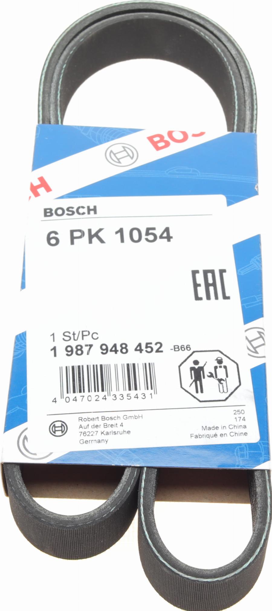 BOSCH 1 987 948 452 - Pasek klinowy wielorowkowy www.parts5.com