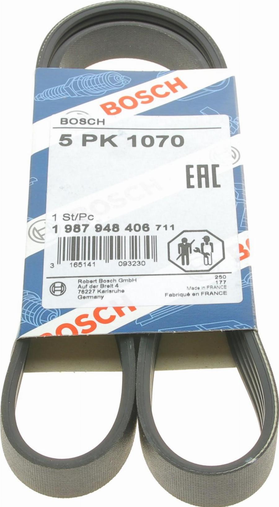 BOSCH 1 987 948 406 - Curea transmisie cu caneluri www.parts5.com