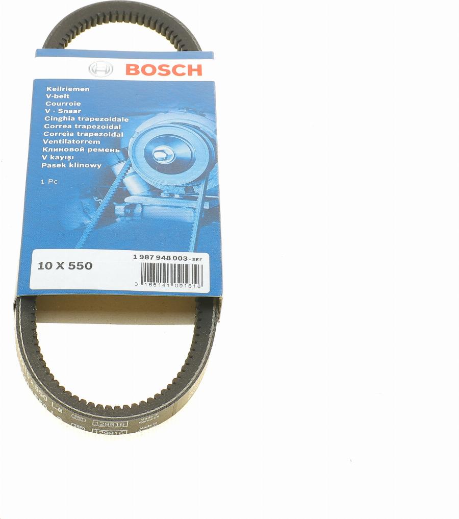 BOSCH 1 987 948 003 - Τραπεζοειδής ιμάντας www.parts5.com