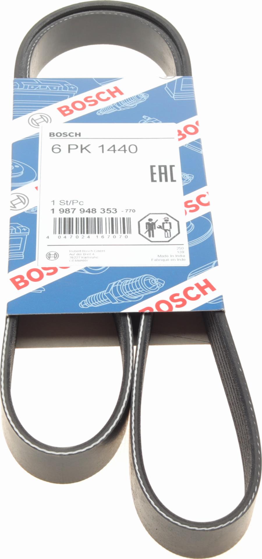 BOSCH 1 987 948 353 - V-Ribbed Belt parts5.com