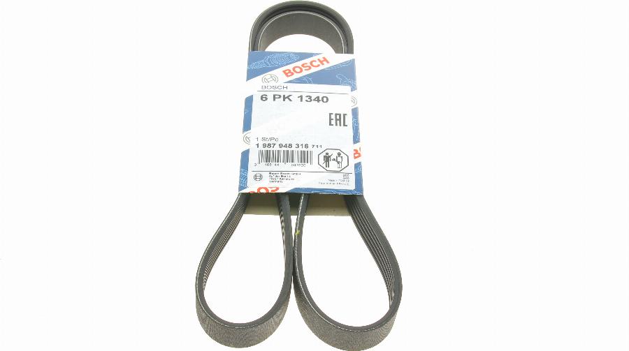 BOSCH 1 987 948 316 - V-Ribbed Belt parts5.com