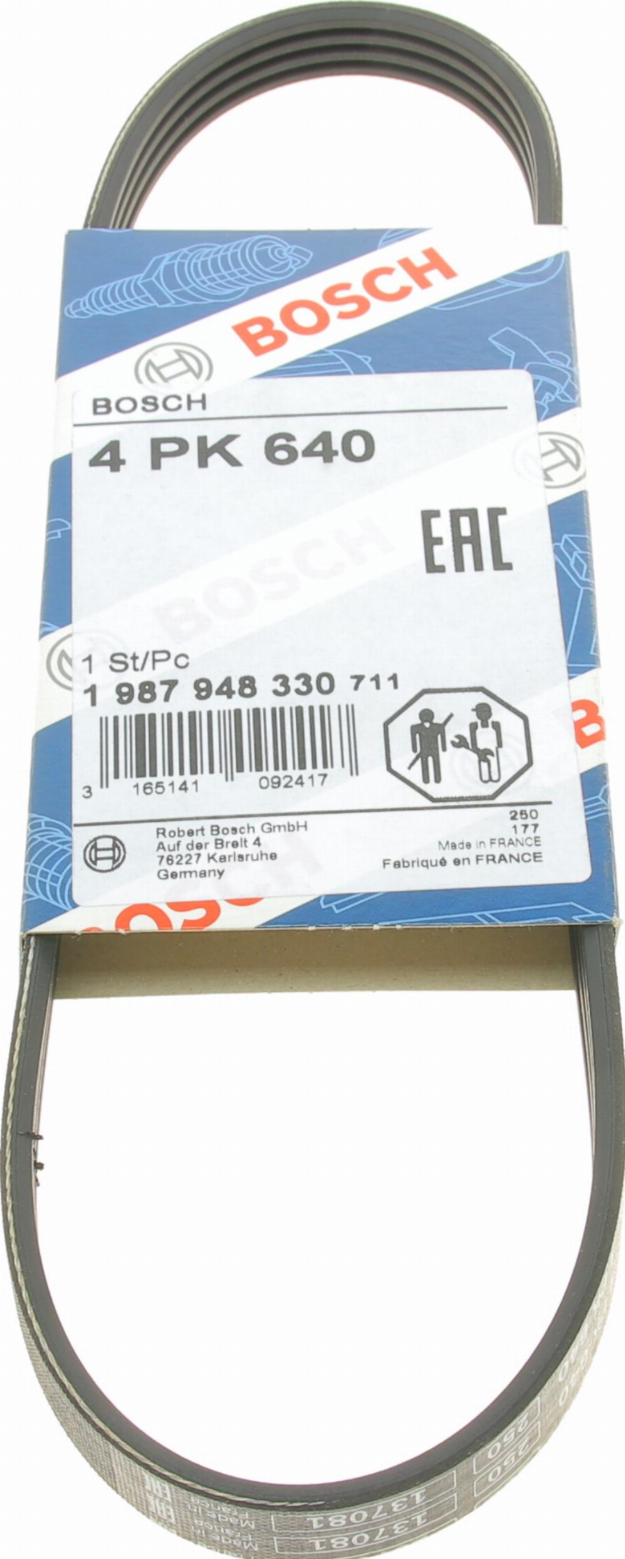 BOSCH 1 987 948 330 - Klinasti rebrasti remen www.parts5.com