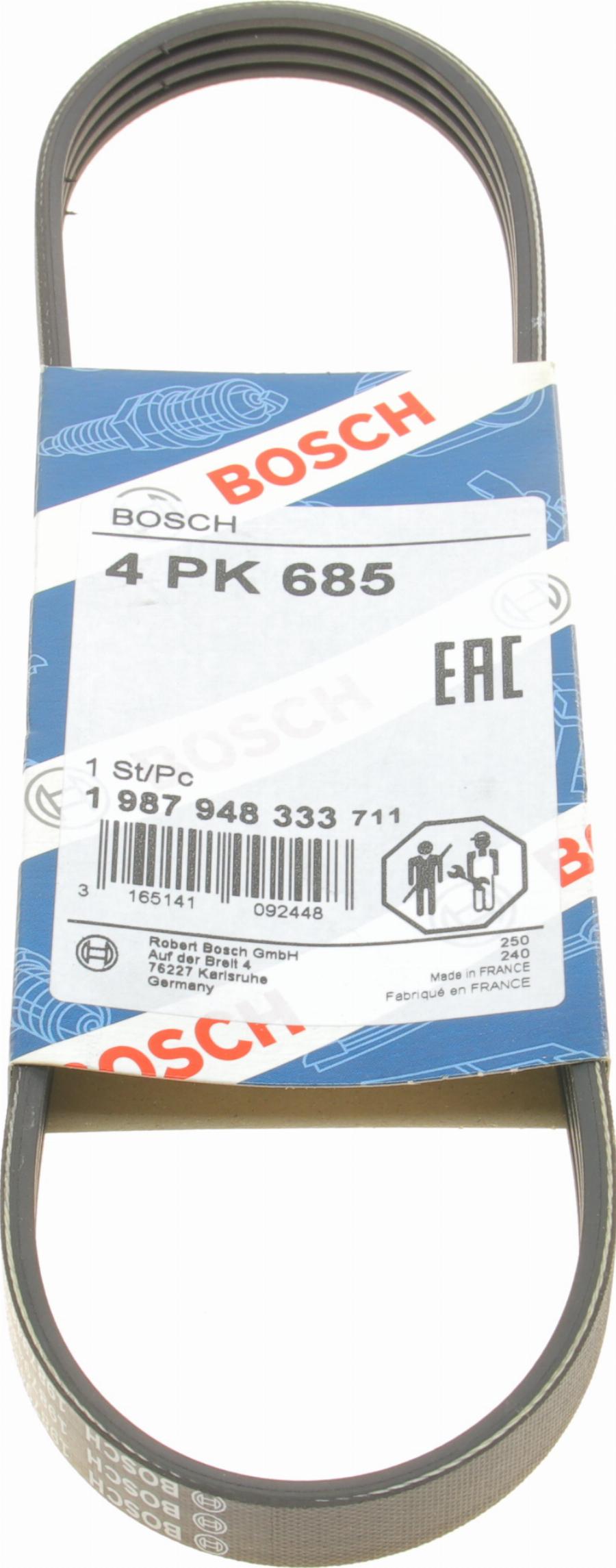 BOSCH 1 987 948 333 - V-Ribbed Belt www.parts5.com