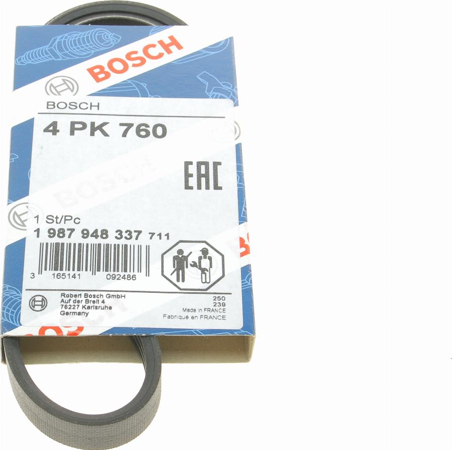 BOSCH 1 987 948 337 - Ozubený klínový řemen www.parts5.com