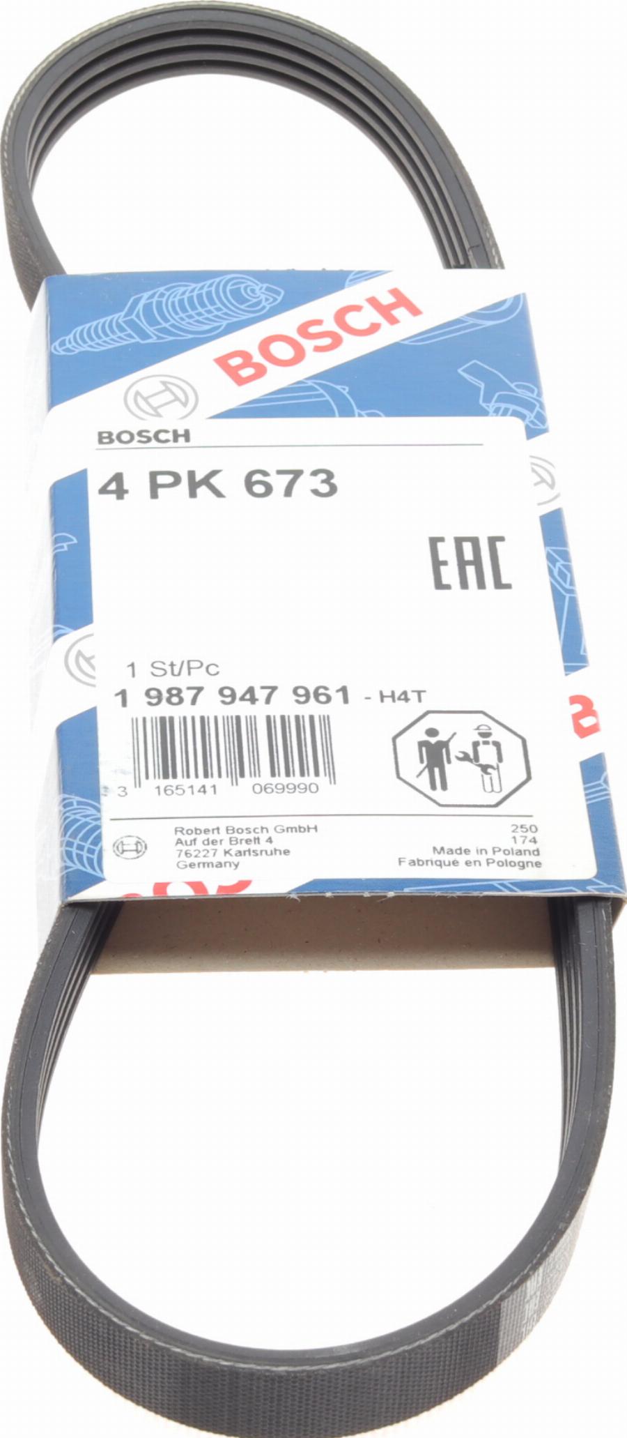 BOSCH 1 987 947 961 - Pasek klinowy wielorowkowy www.parts5.com