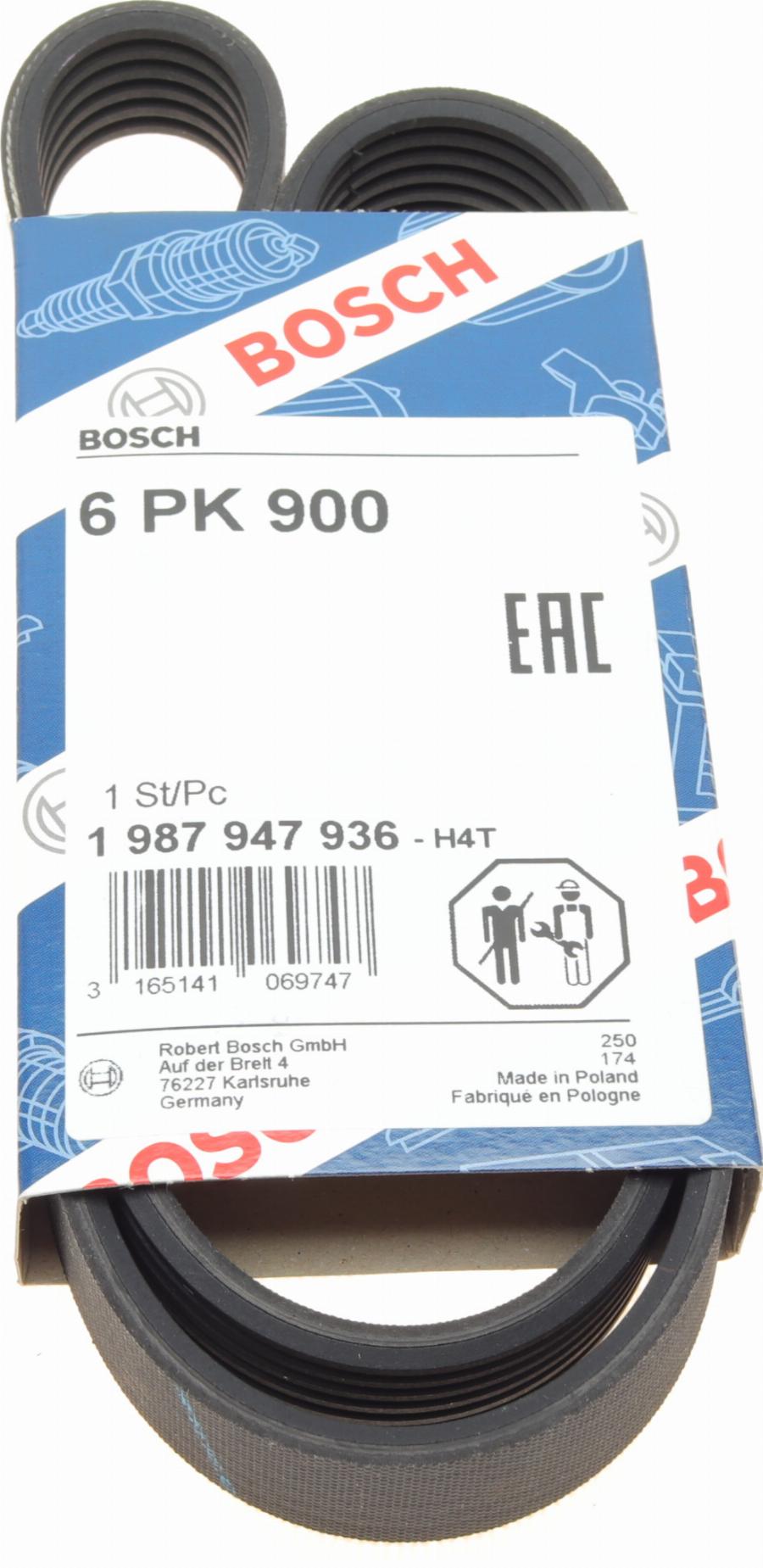 BOSCH 1 987 947 936 - Correa trapecial poli V www.parts5.com