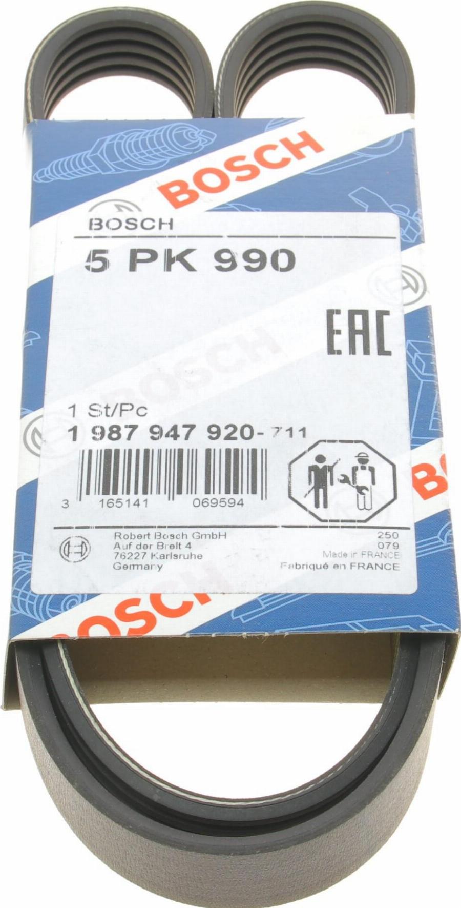 BOSCH 1 987 947 920 - Curea transmisie cu caneluri www.parts5.com