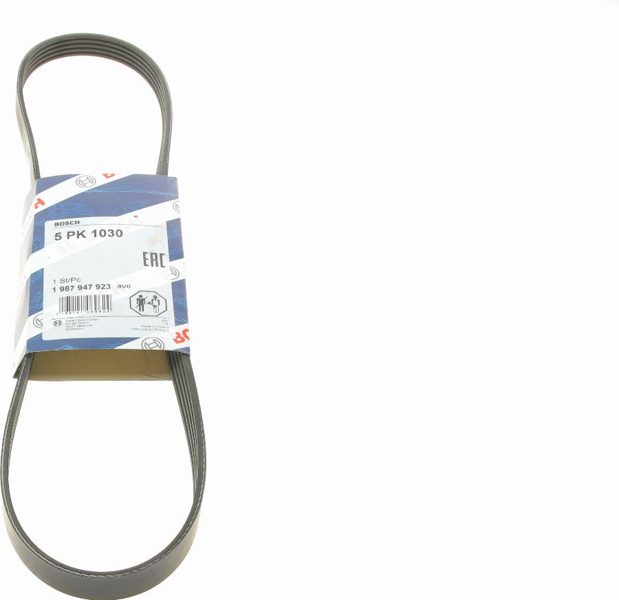 BOSCH 1 987 947 923 - V-Ribbed Belt parts5.com