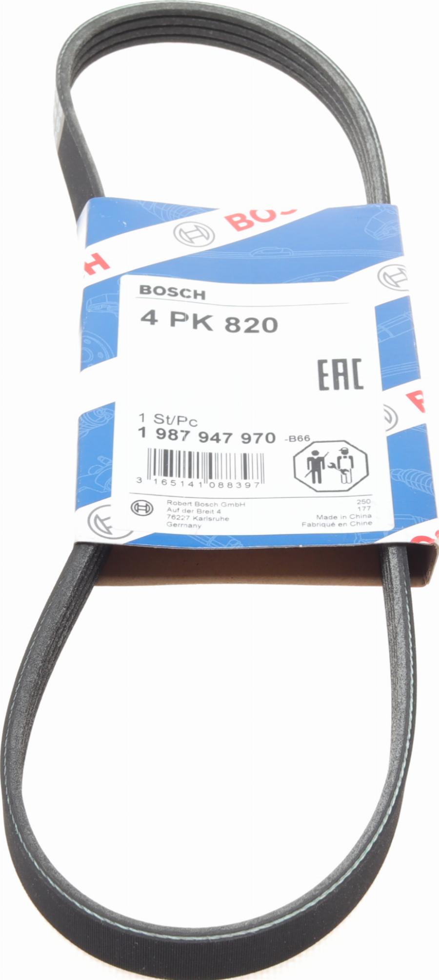 BOSCH 1 987 947 970 - Klinasti rebrasti remen www.parts5.com