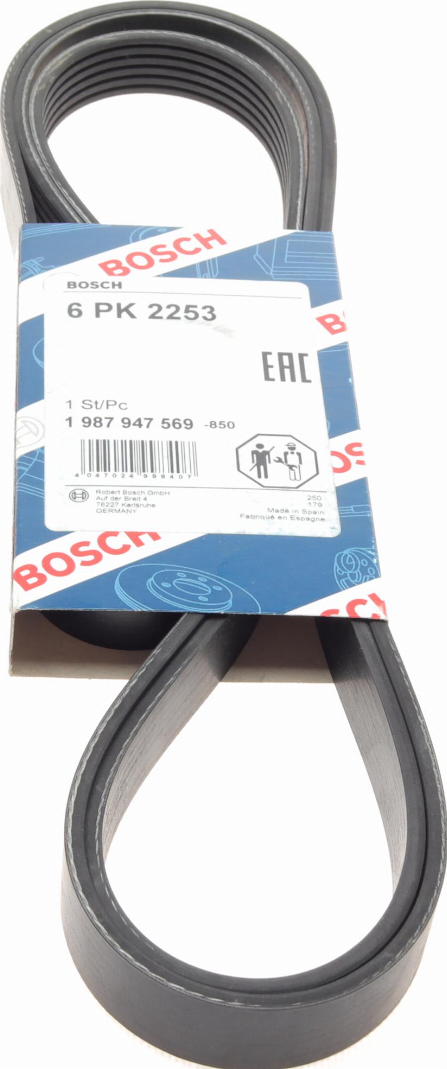 BOSCH 1 987 947 569 - Curea transmisie cu caneluri www.parts5.com