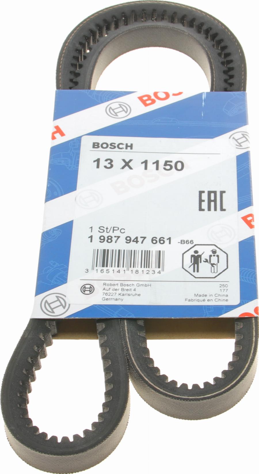 BOSCH 1 987 947 661 - Curea transmisie www.parts5.com