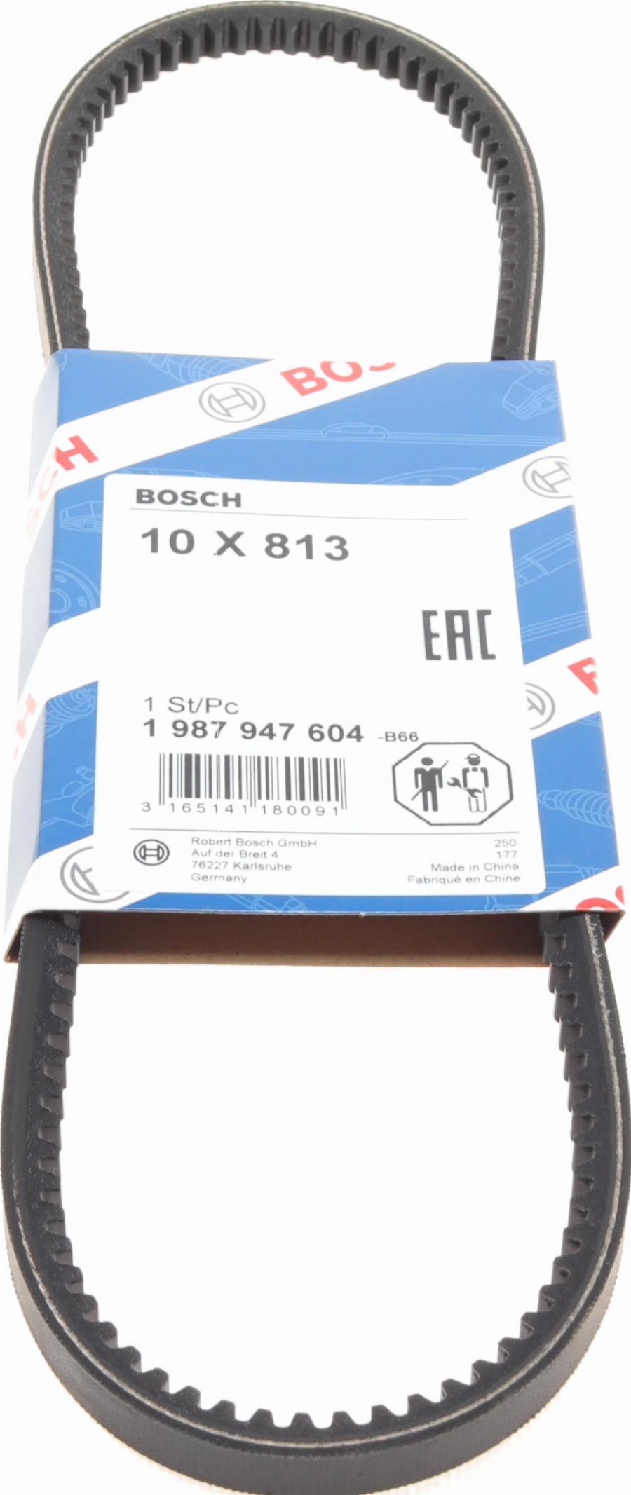 BOSCH 1 987 947 604 - V-kayışı www.parts5.com