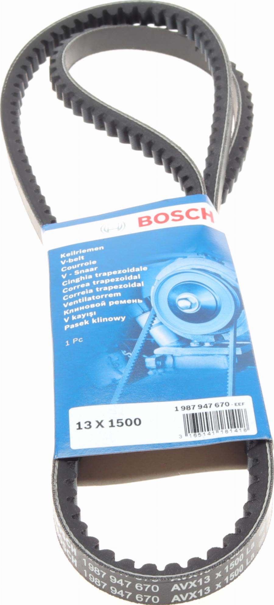 BOSCH 1 987 947 670 - Klinasti jermen www.parts5.com