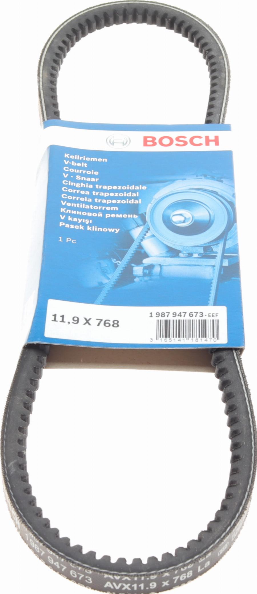 BOSCH 1 987 947 673 - V-Belt www.parts5.com