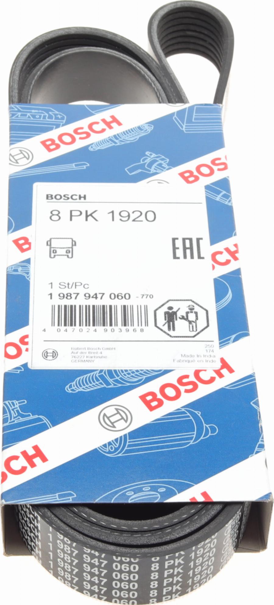 BOSCH 1 987 947 060 - Pasek klinowy wielorowkowy www.parts5.com