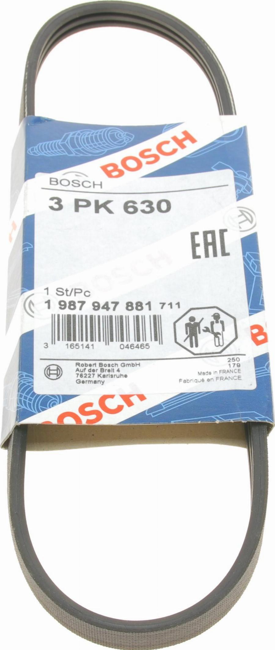 BOSCH 1 987 947 881 - Klinasti rebrasti remen www.parts5.com